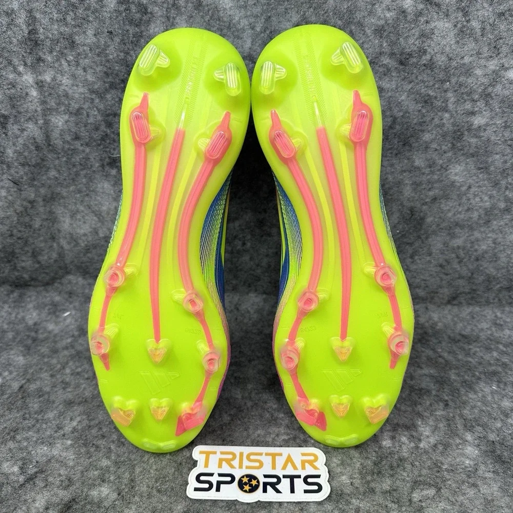 Adidas F50 Pro FG Soccer Cleats Mens Size 9 Blue Pink Celestial Victory IE1285